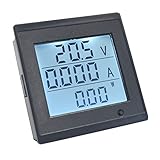 Voltmeter Amperemeter Wattmeter Stromzähler Spannung Strom Leistung Multimeter Ampere...