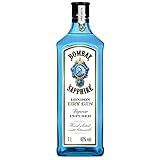 Bombay Sapphire Distilled London Dry Gin, per Dampfinfusion hergestellt mit 10...