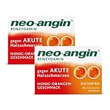 neo-angin Benzydamin gegen akute Halsschmerzen | Lutschtabletten mit...