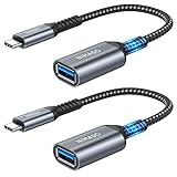 Nimaso USB C Adapter, 2 Stücke OTG USB Typ C auf USB 3.0 Adapter für iPad Pro...