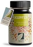 Kupfer Tabletten 365x mit 2 mg Kupfer aus hochwertigem Kupfer-Bisglycinat - optimal...