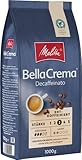 Melitta BellaCrema Decaffeinato Ganze Kaffee-Bohnen entkoffeiniert 1kg, ungemahlen,...