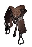 A&M Reitsport Baumloser Wanderreit Sattel Liberty Braun + Fender + Steigbügel NEU,...