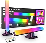 MIWATT 42CM Musik Sync RGB LED Light Bar USB Ambient Lighting mit Fernbedienung, 8...