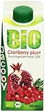 Jacoby Bio Cranberry plus, 8er Pack (8 x 750 ml)