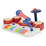 Qsvbeeqj Kinder Klavier Spielzeug Tastatur Trommel Musikinstrumente Für Kinder Kinder...