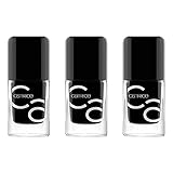 Catrice ICONAILS Gel Lacquer, Gellack, Nagellack, Nr. 20 Black To The Routes, schwarz,...