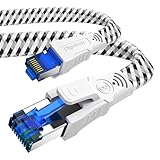 Digoloan Lan Kabel 20 Meter Cat 8 Ethernet 40Gbps Internet Kabel 2000MHz...