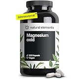 Magnesium - 365 Kapseln (Jahresvorrat) - 667mg, davon 400mg elementares...