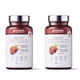 EVIMERIA® Reishi Pilze Ergänzung - Ganoderma lucidum | Mit Vitamin C, Polysacchariden...