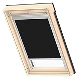 VELUX Original Dachfenster Verdunkelungsrollo Classic, S08, 608, Schwarz