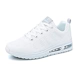 ANBIWANGLUO Damen Turnschuhe Atmungsaktiv Laufschuhe Leichtgewichts Sportschuhe Luftkissen...