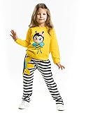 Denokids Trainingsanzug-Set für Mädchen, bequemes und stylisches Outfit für aktive...