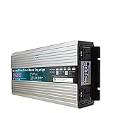 HTOYXPYYQ Reiner Sinus-Wechselrichter, 12 V/24 V/48 V/60 V auf 110 V, 220 V, 6000 W, 8000...