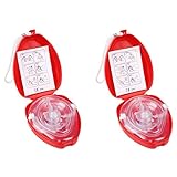 CPR Beatmungsmaske mit Filter,Lifesport 2 Stück CPR Tasche Rescue Maske mit...