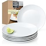 Moritz & Moritz BASIC Dessertteller Set 6 Personen modern - Ø 20,5 cm -...