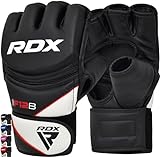 RDX Profi MMA Handschuhe Grappling Sparring Training, Maya Hide Leder, Kickboxen...