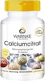 Calciumcitrat - 300mg Calcium pro Tablette - 90 Tabletten - vegan | Warnke Vitalstoffe