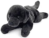 Uni-Toys - Labrador schwarz, liegend - 40 cm (Länge) - Plüsch-Hund, Haustier -...