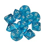 Polyhedral Dice Set, 10 Pack for DND, MTG, RPG, Dungeons and Dragons Dice Game, Table...