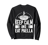 Paella Spanien Valenciana Pfanne spanisches Essen Sweatshirt