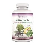 BIOMENTA Artischocke + Wacholder + Brennnessel - 180 Artischocken Kapsel...