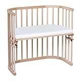 babybay Original Beistellbett, natur unbehandelt mit Matratze Classic Soft