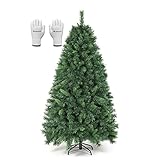 SALCAR Weihnachtsbaum Künstlich 180 cm, Künstlicher Tannenbaum mit Handschuhen...