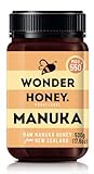 Wonder Honey Manuka MGO 550+ Certified, Pure and Raw 17.6oz