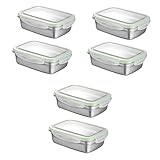 DOITOOL 6 Stück Bento-Boxen Für Erwachsene Metall-Bento-Boxen Isolier-Bento-Box Dose...