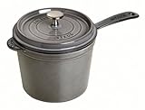 Staub Soßenschale (18 cm, 2,8 L mit mattschwarzer Emaillierung im Inneren der...