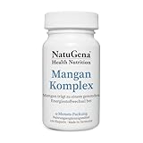 NatuGena Mangan-Komplex, Gluconat, Bisglycinat, Citrat, trägt zu einem gesunden...