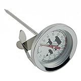 HpLive Analoges Bratenthermometer Fleischthermometer Einstichthermometer Ofenthermometer...