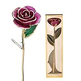 gold rose,Muttertagsgeschenk, echte rose vergoldet, gold rose 24 karat rose silber blumen...