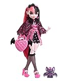 Monster High Draculaura Puppe - Vamp-tastische Mode, Umhang, Accessoires,...