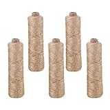 500m Jute-Schnur,1.5mm Jutegarn Schnur,100% Natur Juteschnur Kordel,Braunes Hanfseil...