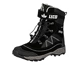 Lico Unisex Kinder Sundsvall Vs Schneestiefel, Schwarz Grau, 40 EU