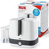 NUK Vario Express Flaschensterilisator sterilisiert bis zu 6 Babyflaschen plus Zubehör...