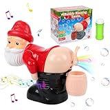 Bubble Blowing Santa, 2024 New Santa Claus Bubble Butt Machine, Lustige...