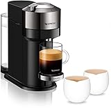 Nespresso Krups Vertuo Next Kaffeemaschine, Kaffeekapselmaschine + Origin Lungo Tassen (2...