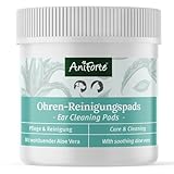 AniForte Ohren Reinigungspads für Hunde & Katzen 100 Stück – Besonders...