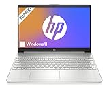 HP Laptop 15,6 Zoll FHD Display, AMD Ryzen 5-5500U, 16GB DDR4 RAM, 512GB SSD,...