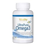 Omega 3 Kinder Ultrapure 435mg, Omega 3 Fischöl 0,34g DHA + 0,09g EPA + Vitamin D +...