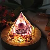 Orgonit Reiki Pyramide Amethyst Pyramide Positive Chakra Meditation Kristalle Home Dekor