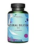 BIO Silizium Kapseln | Premium: aus 100% Bio Bambusextrakt (10:1) | Organisches...