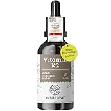 NATURE LOVE® Vitamin K2 MK7-200µg - 1700 Tropfen (50ml) - Höchster all-trans-Gehalt...