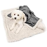 Fleece Haustierdecke Flauschig Waschbar Sherpa Plüsch Kuscheldecke Hundebett...