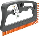 FUGINATOR® Fugenbürste grau/orange-Reinigungsbürste zur Fugenreinigung in Bad, WC,...