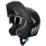 Westt Motorradhelm Herren Damen Klapphelm Jethelm mit Kinnschutz Integralhelm Scooter...