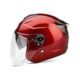 Galatée Motorradhelm für Erwachsene mit Sonnenblende, geeignet für Elektromotorräder,...